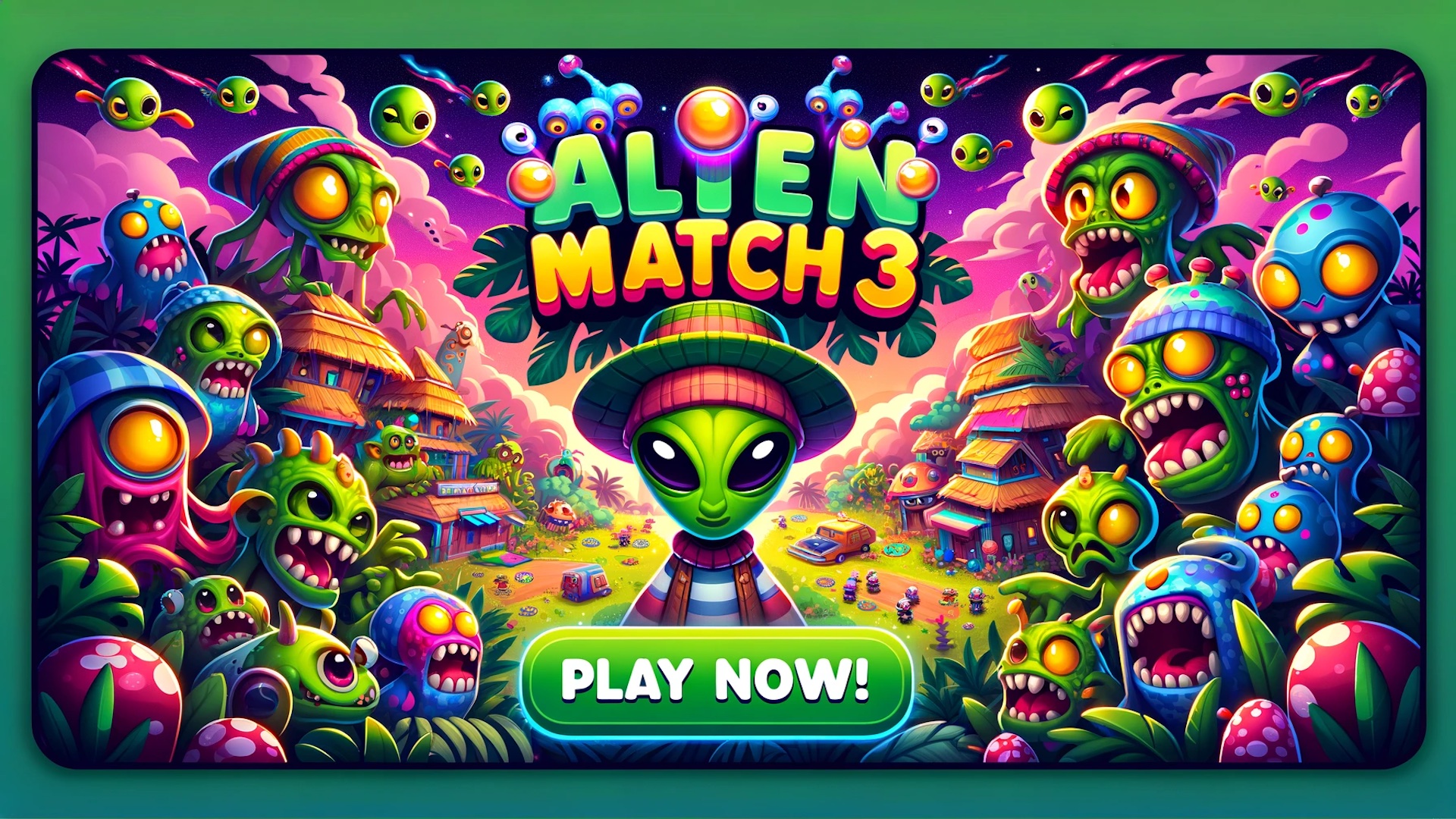 Alien Match 3 Rush 